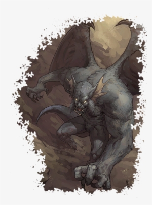 Enormous Humanoid Statues With Powerful Wings, Gargoyles - Gargoyle Gwent #2409616