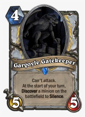 Gargoyle Gatekeeper - Un Goro Hearthstone Cards #2409636