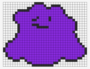 Ditto Pokemon Perler Bead Pattern / Bead Sprite - Dora Pixel Art #2410009