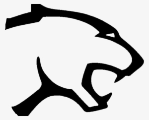 Cougar Black C - Black And White Cougar Graphic #2410497