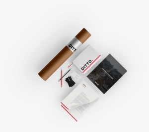 The Ditto Identity Is As Simple And Understated As - Graphic Design #2410592