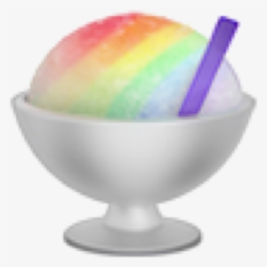 Shaved Rainbow Ice Cream Emoji🍧🌈 Freetouse Freetoedit - 🍧 Emoji #2410814