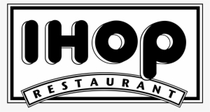 Ihop Logo Png Transparent - Ihop Logo Black And White #2411563