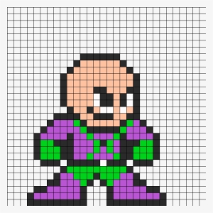 Superman Villian Lex Luthor Perler Bead Pattern Perler - Overwatch Soldier 76 Pixel #2411803