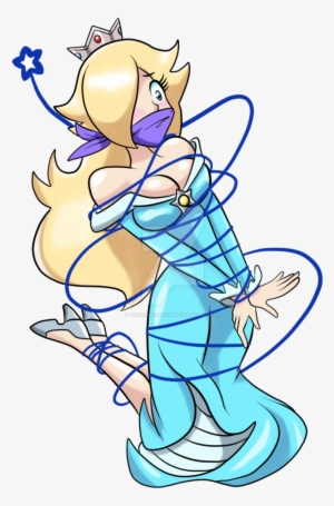 Rosalina Bound And Gagged By Theropebaron - Princess Peach Tied Up And Gagged #2411944