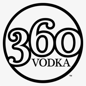 360 Vodka Logo Black #2412827