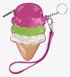 Ice Cream Cone Purse Key Chain - Donut Purse/key Chain #2413142