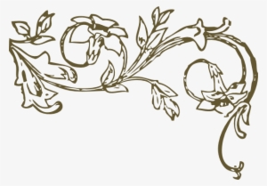 Vine Clipart Black And White #2413795