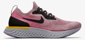 Women's Epic React Flyknit Running Shoe - Nike Epic React Flyknit Rosa #2413824