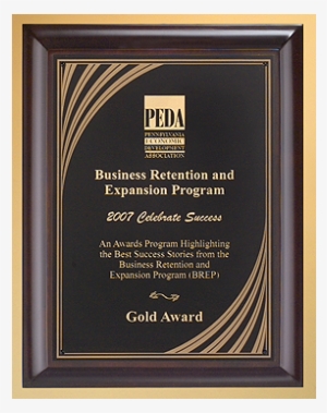 Cherry Finish Plaque With Gold Swirls - 11" X 14" Cherry Finish Plaque Board #2413944