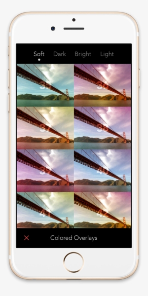 Colored Gel Overlays - Golden Gate Bridge #2414445