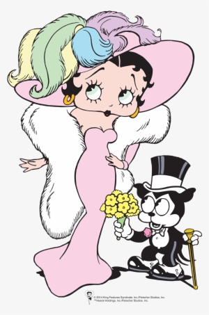 Betty In Easter Bonnet - Betty Boop Coloring Pages #2414474