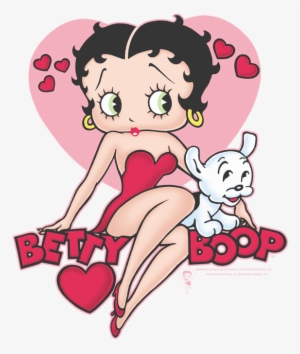 Betty Boop Sweetheart Men's Regular Fit T-shirt - Betty Boop And Dog #2414521
