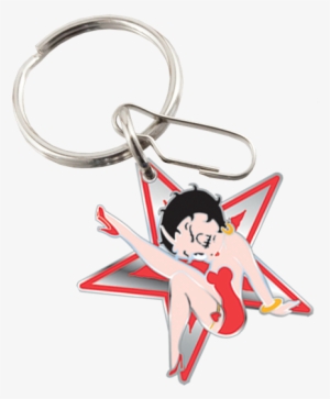 Betty Boop Star Enamel Key Chain #2414950