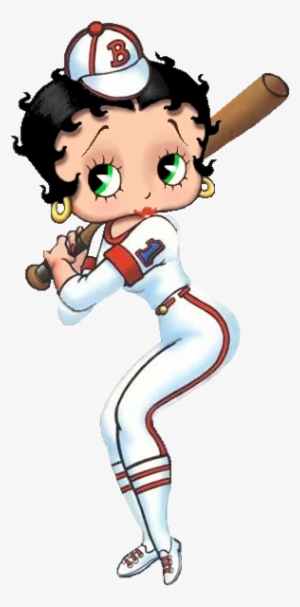 Baseball Visiting Team Photo - Play Ball Betty Boop #2414975