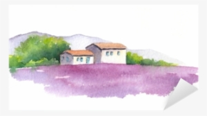 Lavender Field And Rural House In Provence, France - プロヴァンスの村の終焉 [書籍] #2415075