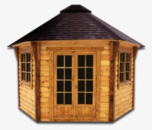 Gardenhouse For 8-10 People Made Of High Quality Spruce - Wooden House Png #2415533