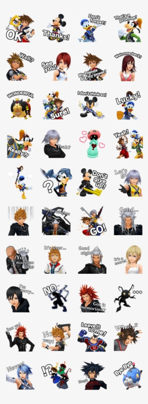 Kingdom Hearts - Kingdom Hearts Line Stickers #2415946 Kingdom Hearts - Kingdom Hearts Line Stickers #2415946