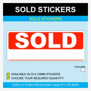 Sold Single Line Stickers - Special Offer Stickers #2416016