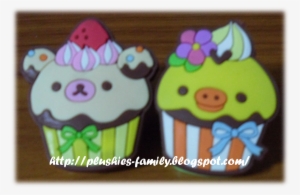 Korilakkuma And Kiiroitori Clip - Cupcake #2416196