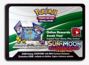 Pokemon Tcg Online Sun And Moon Guardians Rising Booster - Pokemon Code Card #2416991