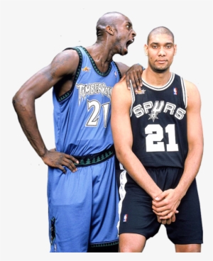 Kevin Garnett & Tim Duncan - Tim Duncan No Background #2417043