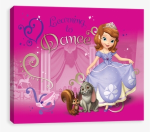 Sofia Learning To Dance - Disney Sofia The First Beach Towel #2417779