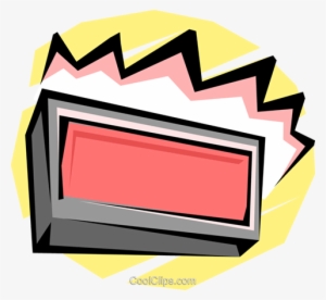 On-air Sign Royalty Free Vector Clip Art Illustration #2418847