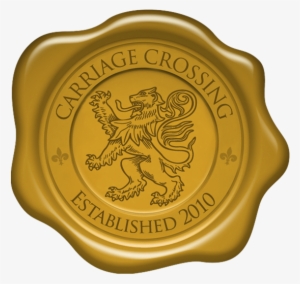 Gold-seal - Custom Gold Lion Statue Shower Curtain #2418964