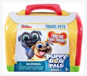 Disney Puppy Dog Pals Travel Pets Figure And Carrier - Puppy Dog Pals House Toy #2419085