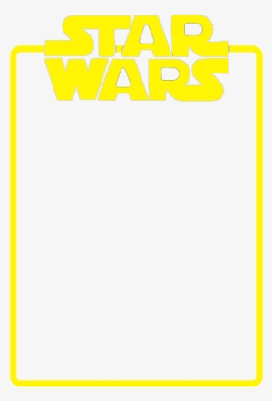 4x6 Star Wars Photo Overlay Logo On Bottom - Paper Product #2419190
