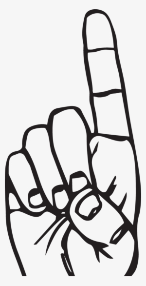 450ga - Pointing Hand - Classroom Hand Signals Pencil #2419686