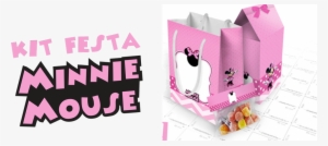 Kit Festa Minnie Rosacódigo - Construction Paper #2420203