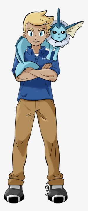 Jesse Soto On Twitter - Pokemon Trainer With Vaporeon #2421415