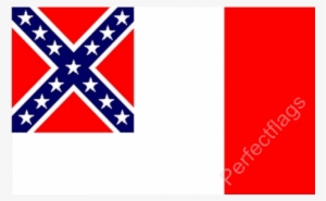 3rd Confederate Flag - Mississippi State Flag #2421676