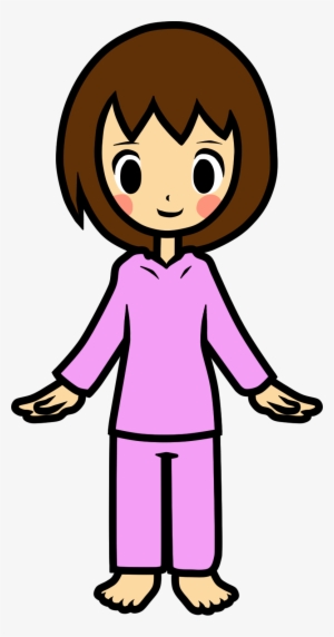 Graphic Freeuse Library Boy In Pajamas Clipart - Rhythm Heaven Pajama Girl #2422096