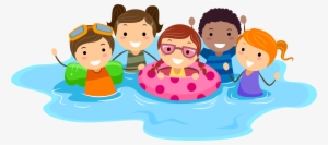 Natacion Niños Png - Children Swimming Clipart #2422673