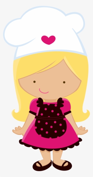 Cocinero Animado, Niños Bonitos, Fofuchas Planas, Imagenes - Menina Chefe De Cozinha Desenho #2422795