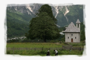 Accoursed Mountains Peaks Of The Balkans Thethi Church - Mount Scenery #2423013