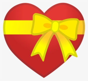 Download Svg Download Png - Emoji Corazon Con Lazo #2423319