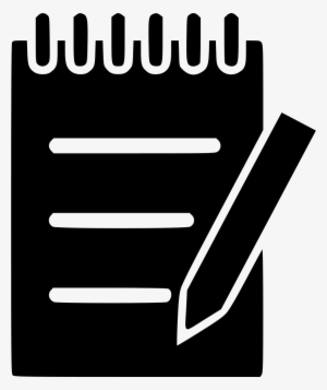 Png File Svg - Notepad With Pen Icon #2423846