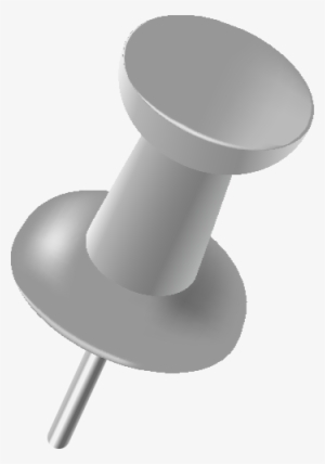 Pin Gray - Gray Pin Icon #2423980