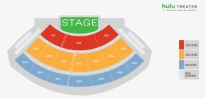 Hulu Theater Seating Concerts/family Shows/theatricals - Hulu Theater Seating Chart #2424251