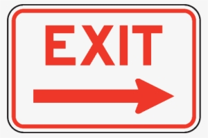 Exit Png - Entry And Exit Signs #2424381