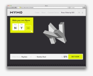 Mymo Is Bringing Personal Monograms Back, But With - 3d Printed Typography #2424908