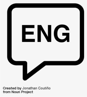 Englishspeechbubble - English Language Icon Png #2425099