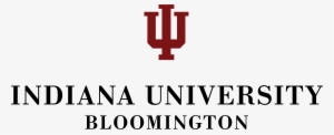Studying Big Data At Iu Bloomington - Indiana University Logo Black And White #2426422