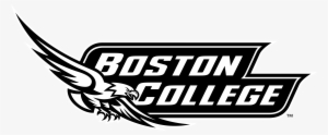 Boston College Eagles Logo Png Transparent - Boston College Logo Black And White #2427921