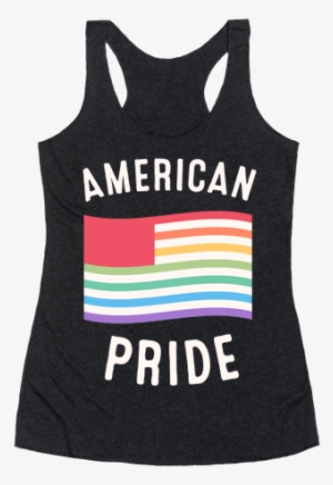 American Pride Racerback Tank Top - Fueled By Gangsta Rap And Coffee #2433807