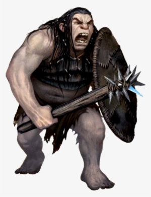 Giant Creatures Transparent Png - Giant With Club #2434680